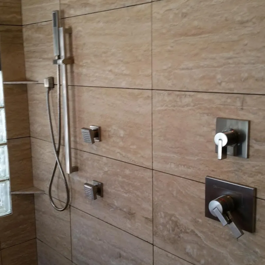 Shower fixture installation for Water Heater Replacement in Safford